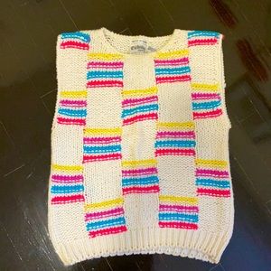 Vintage 80s sleeveless sweater! 💜